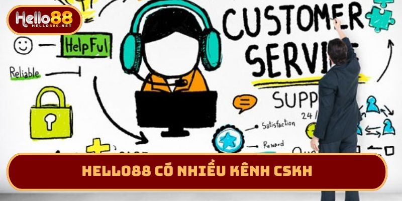 Hello88 có nhiều kênh CSKH